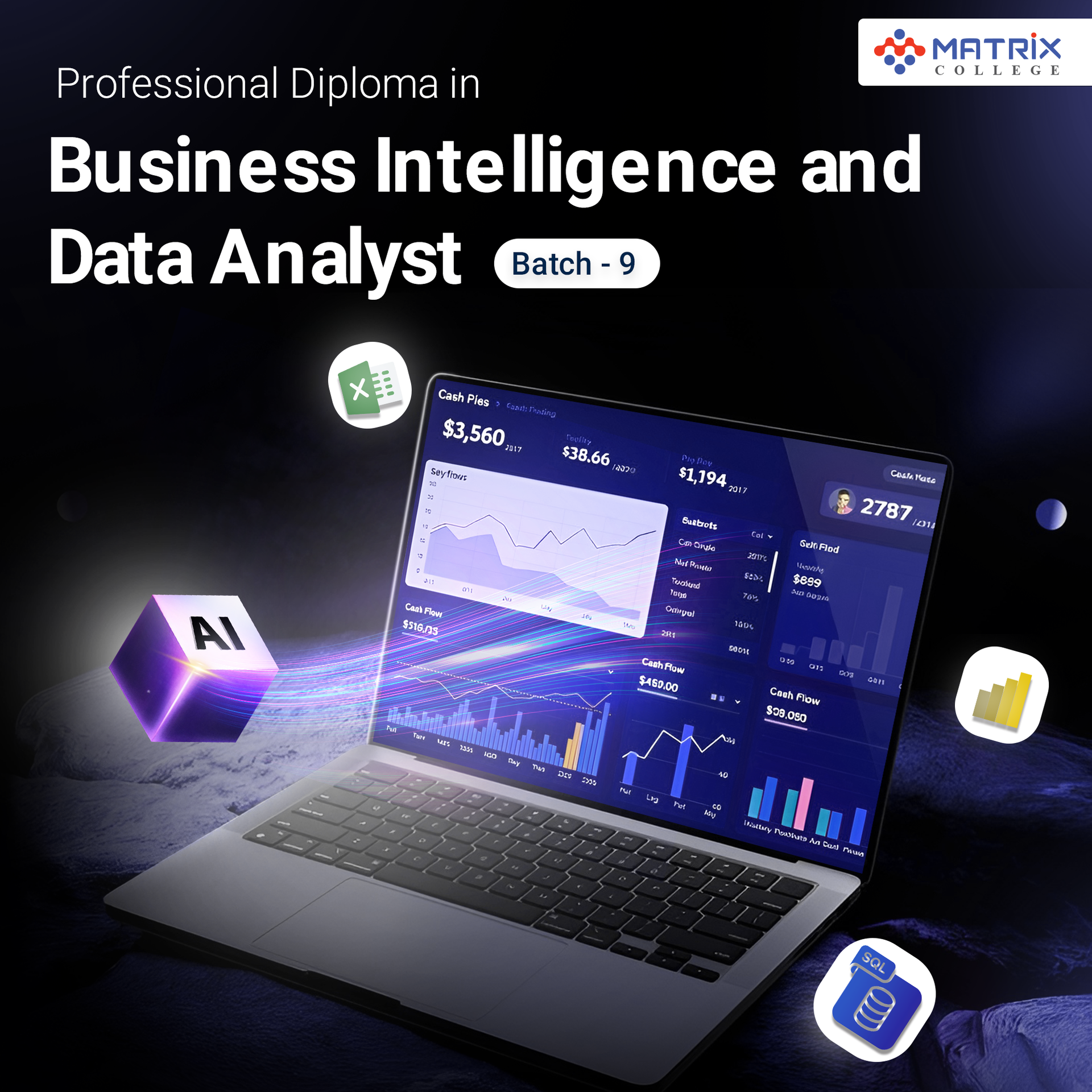 Diploma in Business Intelligence and Data Analyst Batch-9