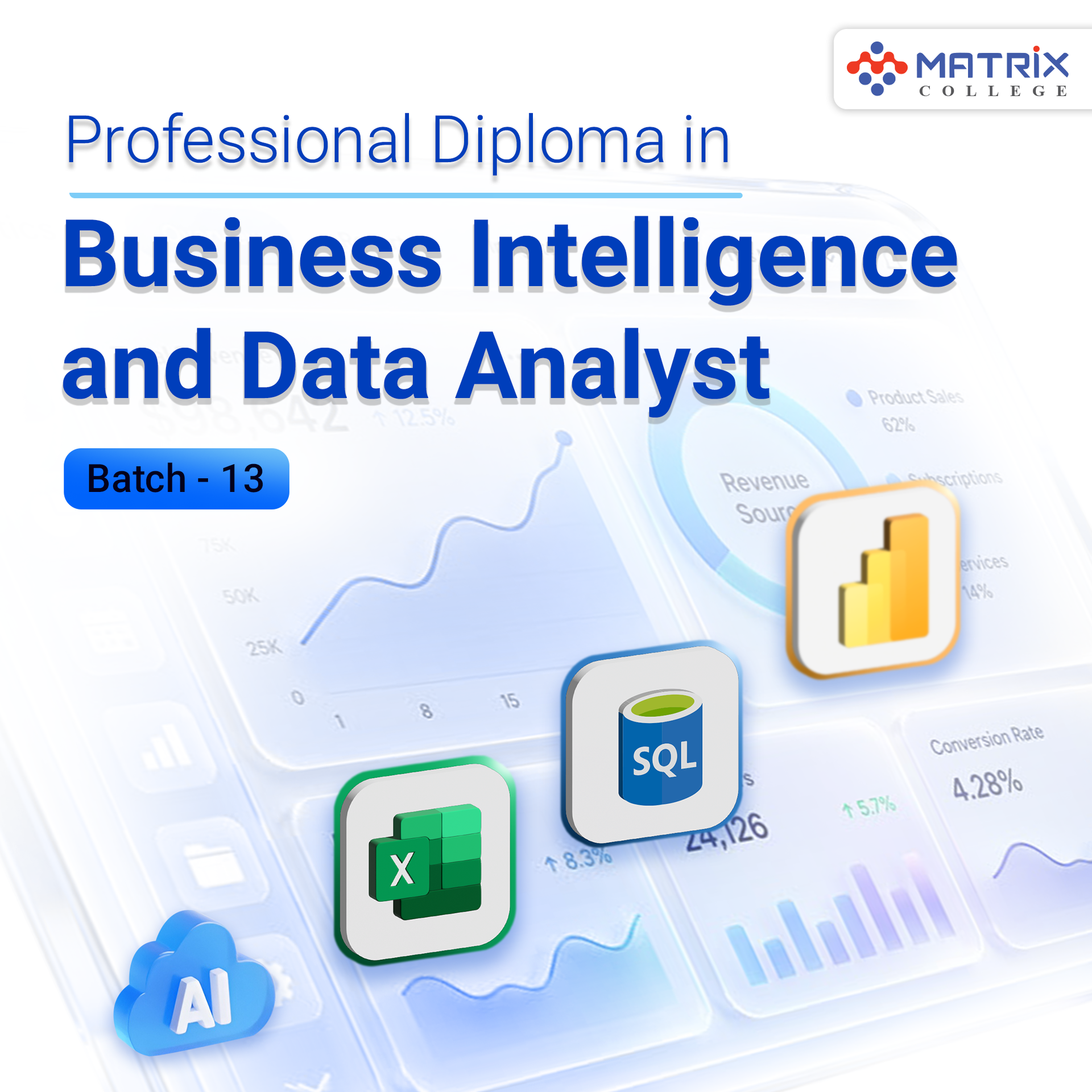 Diploma in Business Intelligence and Data Analyst Batch-13